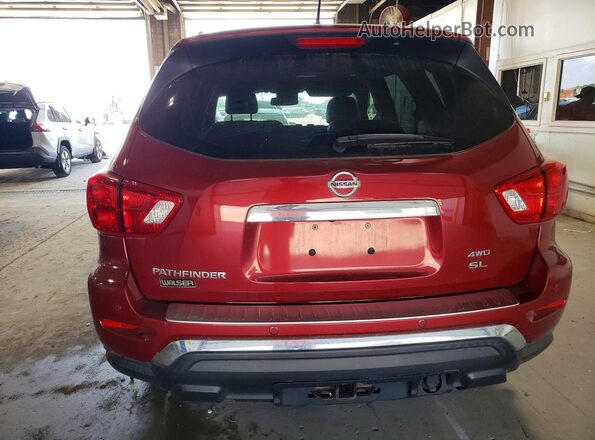 5N1DR2MM2HC613307 2017 NISSAN PATHFINDER Red Widok z tyłu