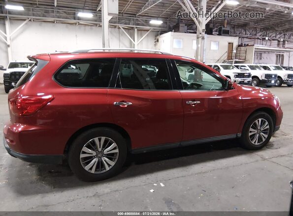 5N1DR2MM2HC633718 2017 NISSAN PATHFINDER Red Սալոնի հետևի տեսք