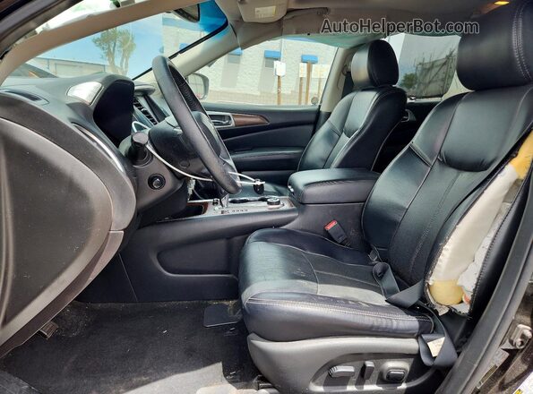 5N1DR2MM2JC655904 2018 NISSAN PATHFINDER Black Вид салону спереду
