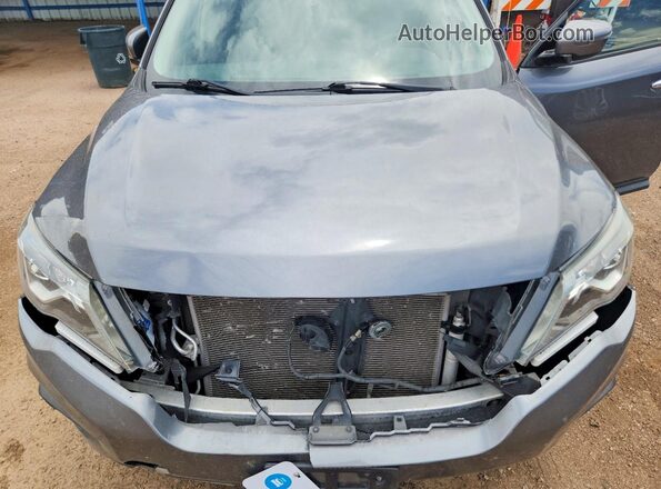 5N1DR2MM2KC578601 2019 NISSAN PATHFINDER Gray Engine compartment view