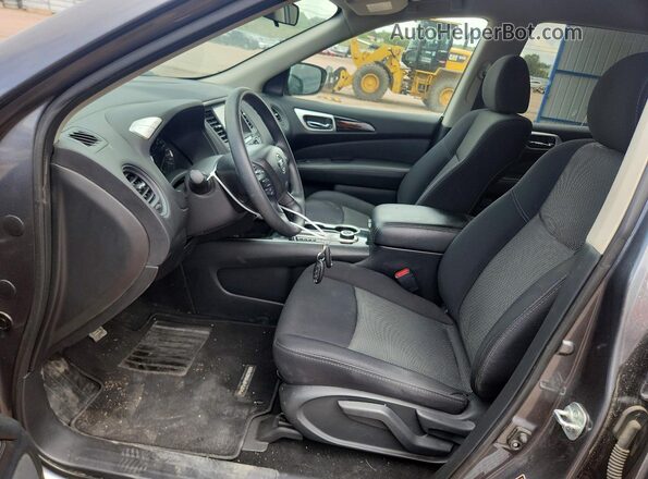 5N1DR2MM2KC578601 2019 NISSAN PATHFINDER Gray Front interior view