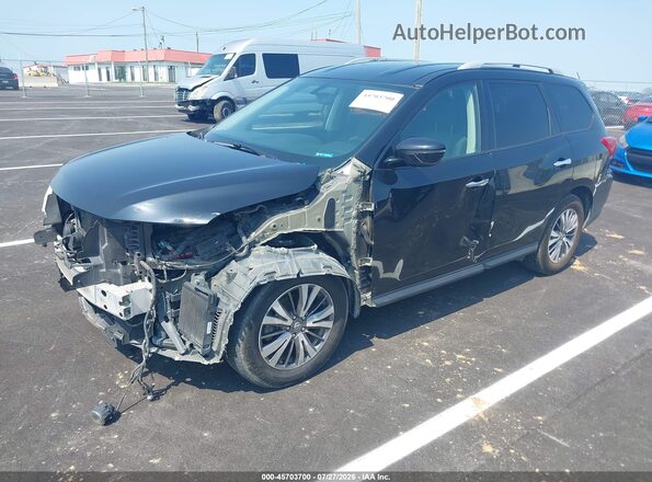 5N1DR2MM2KC579327 2019 NISSAN PATHFINDER Black Передня ліва чверть