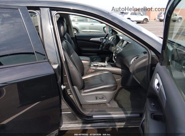 5N1DR2MM2KC593521 2019 NISSAN PATHFINDER Black წინა სალონის ხედი