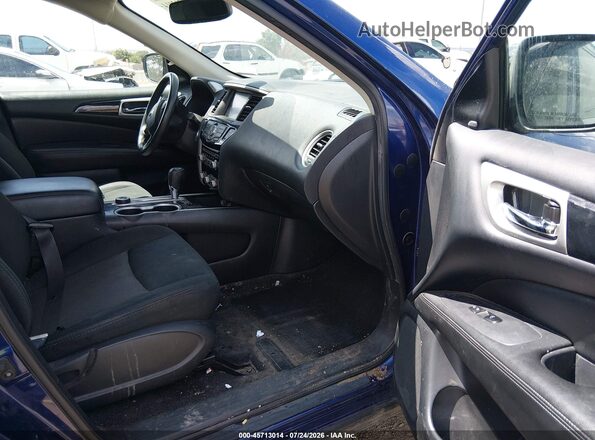 5N1DR2MM2KC639994 2019 NISSAN PATHFINDER Синий Вид салона спереди