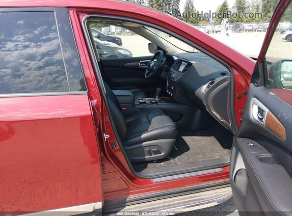 5N1DR2MM2KC642989 2019 NISSAN PATHFINDER Red Front interior view