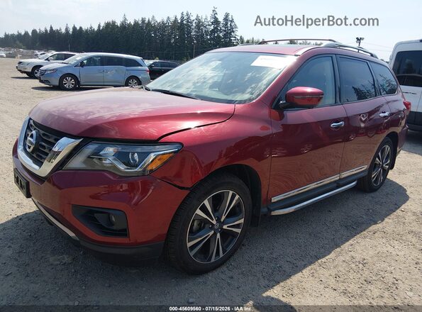 5N1DR2MM2KC642989 2019 NISSAN PATHFINDER Red Front left