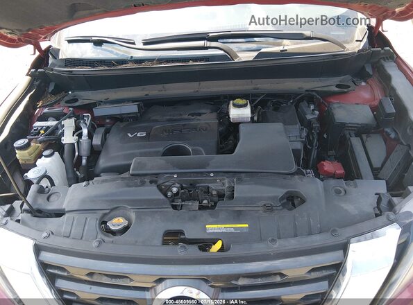 5N1DR2MM2KC642989 2019 NISSAN PATHFINDER Red Rear view