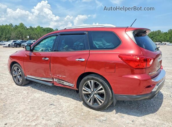 5N1DR2MM3HC601005 2017 NISSAN PATHFINDER Red Trasero izquierdo