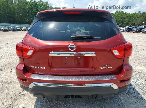 5N1DR2MM3HC601005 2017 NISSAN PATHFINDER Red Vista trasera
