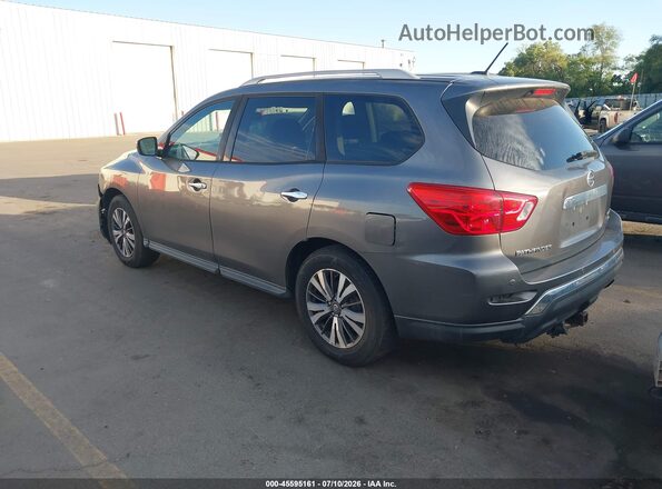 5N1DR2MM3HC606138 2017 NISSAN PATHFINDER Gray Trasero izquierdo