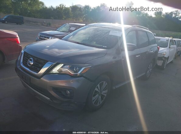 5N1DR2MM3HC606138 2017 NISSAN PATHFINDER Gray Vista tres cuartos delantera izquierda
