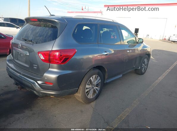 5N1DR2MM3HC606138 2017 NISSAN PATHFINDER Gray Trasero derecho