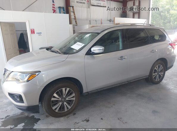 5N1DR2MM3HC617589 2017 NISSAN PATHFINDER Silver Vista tres cuartos delantera izquierda