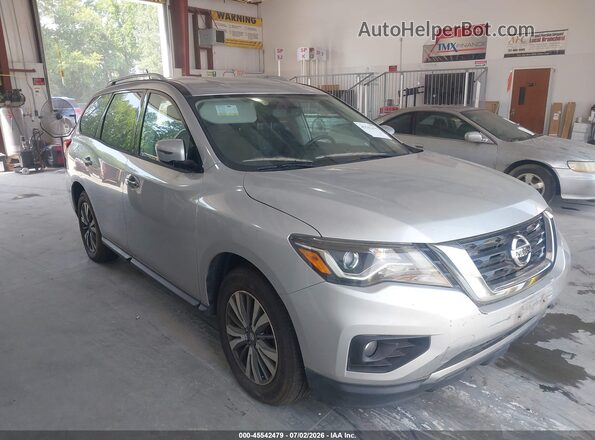 5N1DR2MM3HC617589 2017 NISSAN PATHFINDER Silver Vista del cuadro de instrumentos
