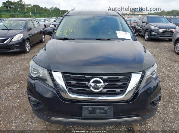 5N1DR2MM3HC635929 2017 NISSAN PATHFINDER Black Vista del cuadro de instrumentos