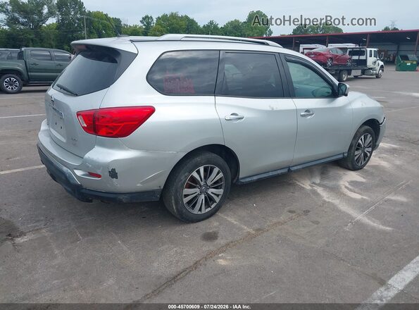5N1DR2MM3HC645232 2017 NISSAN PATHFINDER Silver Задня права чверть