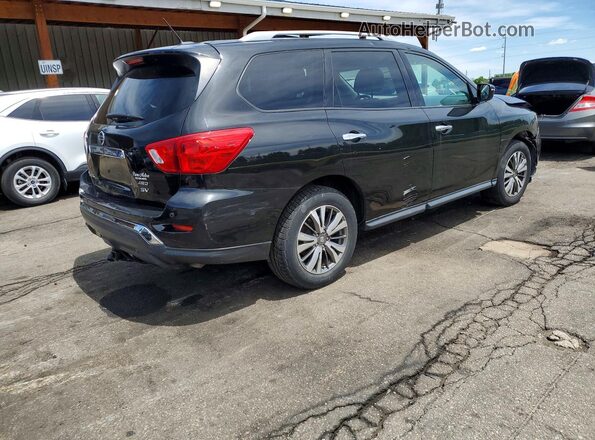 5N1DR2MM3JC667799 2018 NISSAN PATHFINDER Black Trasero derecho