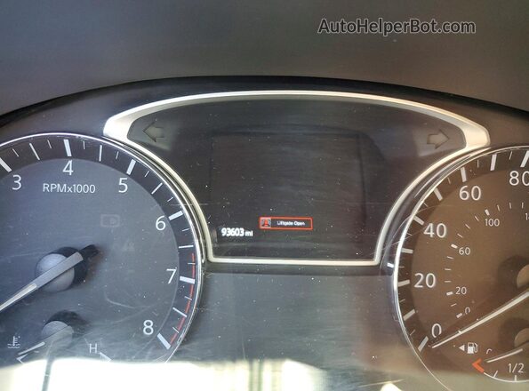 5N1DR2MM3JC667799 2018 NISSAN PATHFINDER Black Vista del cuadro de instrumentos