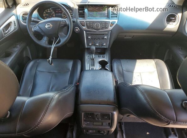 5N1DR2MM3JC675059 2018 NISSAN PATHFINDER Черный Вид панели приборов