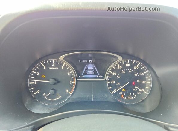 5N1DR2MM3KC594161 2019 NISSAN PATHFINDER White ხელსაწყოთა პანელის ხედი