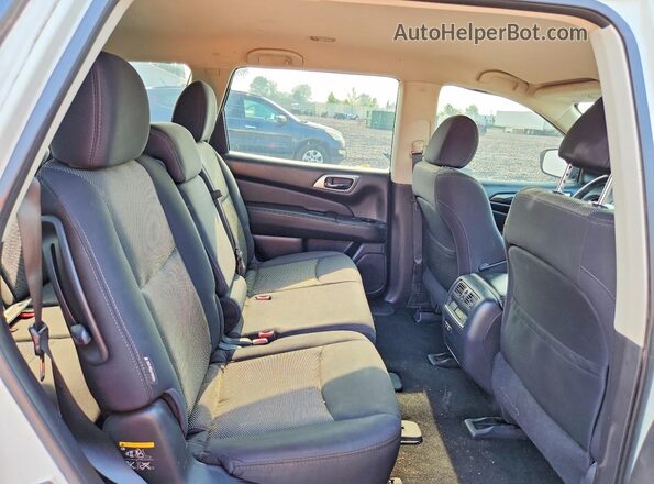 5N1DR2MM3KC594161 2019 NISSAN PATHFINDER White უკანა სავარძლების ხედი