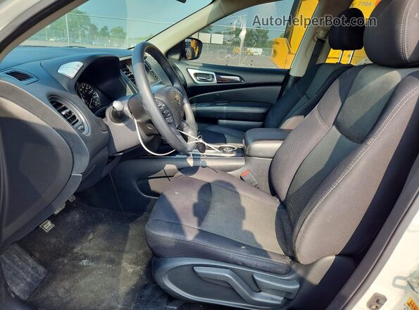 5N1DR2MM3KC594161 2019 NISSAN PATHFINDER White წინა სალონის ხედი