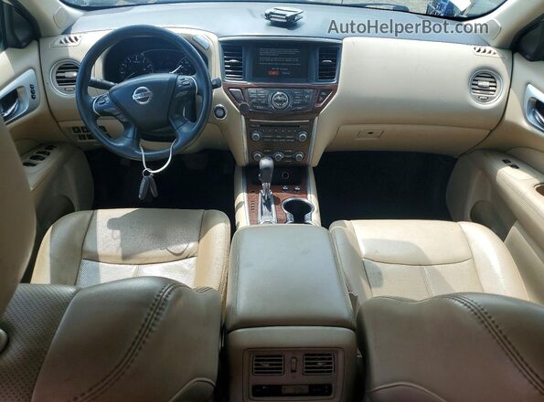 5N1DR2MM4HC600042 2017 NISSAN PATHFINDER White Widok deski rozdzielczej