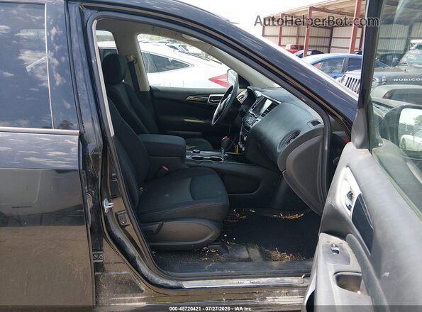 5N1DR2MM4HC608951 2017 NISSAN PATHFINDER Black Front interior view