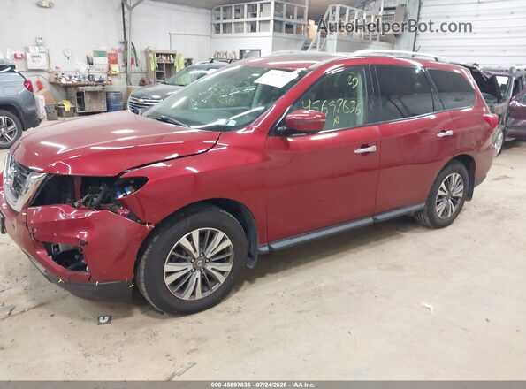 5N1DR2MM4HC621943 2017 NISSAN PATHFINDER Red Vista tres cuartos delantera izquierda