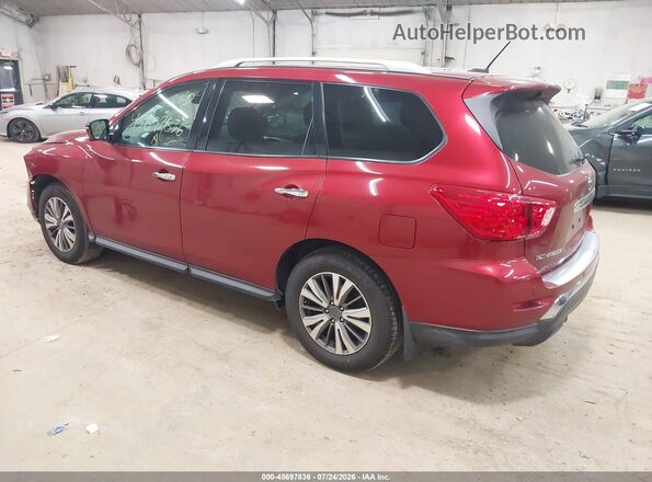 5N1DR2MM4HC621943 2017 NISSAN PATHFINDER Red Trasero izquierdo
