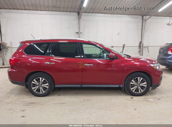 5N1DR2MM4HC621943 2017 NISSAN PATHFINDER Red Vista interior de 360 grados