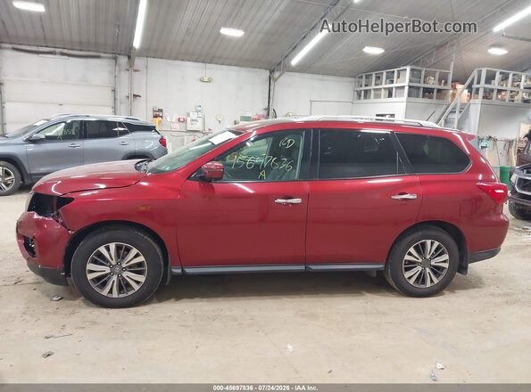 5N1DR2MM4HC621943 2017 NISSAN PATHFINDER Red 