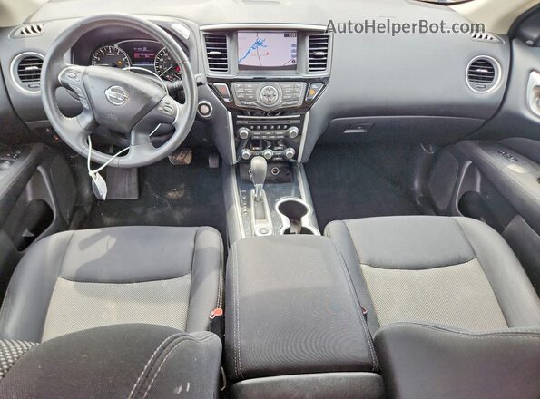 5N1DR2MM4HC627922 2017 NISSAN PATHFINDER Gray Widok deski rozdzielczej