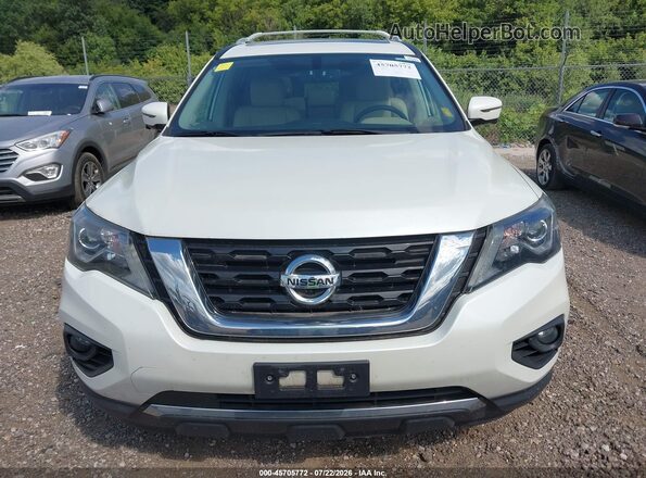 5N1DR2MM4HC632733 2017 NISSAN PATHFINDER White Вид щитка приладів