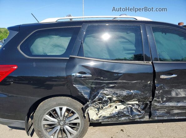 5N1DR2MM4HC633221 2017 NISSAN PATHFINDER Black Widok wnętrza z tyłu