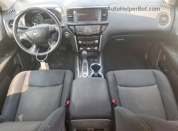 5N1DR2MM4HC636619 2017 NISSAN PATHFINDER Gray Widok deski rozdzielczej