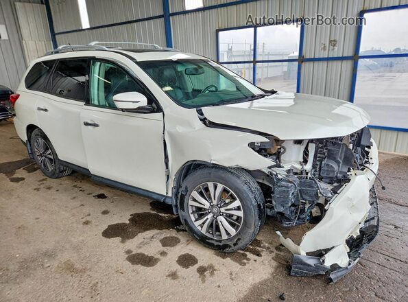 5N1DR2MM4HC638743 2017 NISSAN PATHFINDER White Przód prawy
