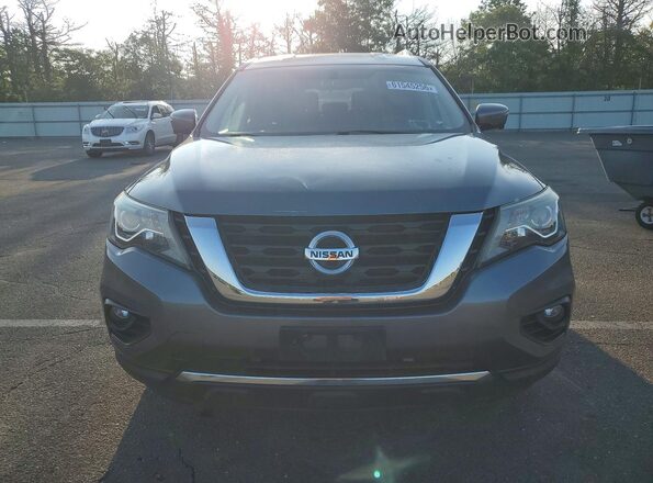 5N1DR2MM4HC645112 2017 NISSAN PATHFINDER Gray Front view