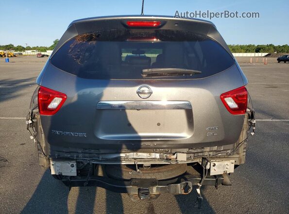 5N1DR2MM4HC645112 2017 NISSAN PATHFINDER Gray Rear view
