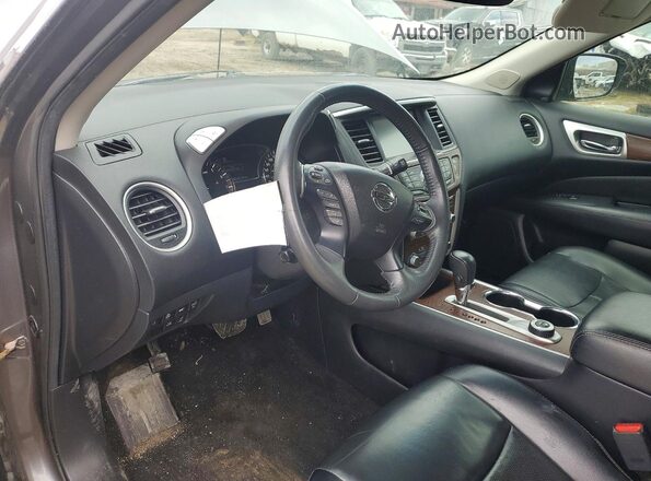5N1DR2MM4HC671631 2017 NISSAN PATHFINDER Gray Вид панелі приладів