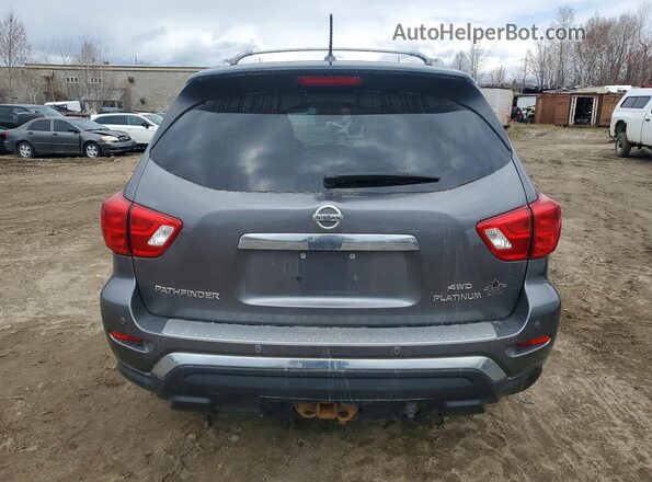 5N1DR2MM4HC671631 2017 NISSAN PATHFINDER Gray Вид ззаду