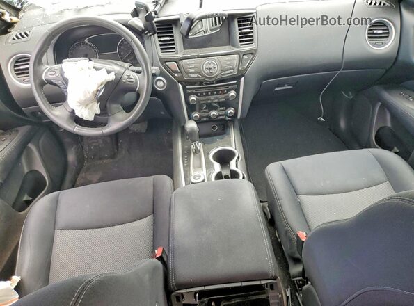 5N1DR2MM4HC912684 2017 NISSAN PATHFINDER Black Widok deski rozdzielczej