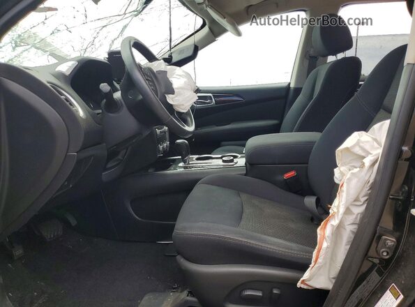 5N1DR2MM4HC912684 2017 NISSAN PATHFINDER Black Widok wnętrza z przodu