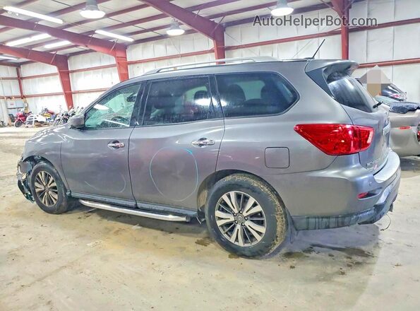5N1DR2MM4JC646573 2018 NISSAN PATHFINDER Gray Trasero izquierdo
