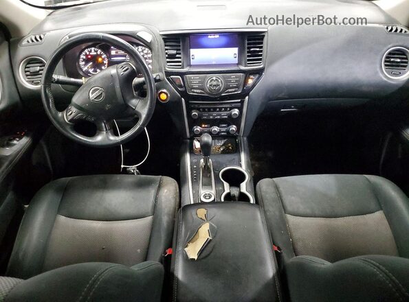 5N1DR2MM4JC646573 2018 NISSAN PATHFINDER Gray Vista del salpicadero