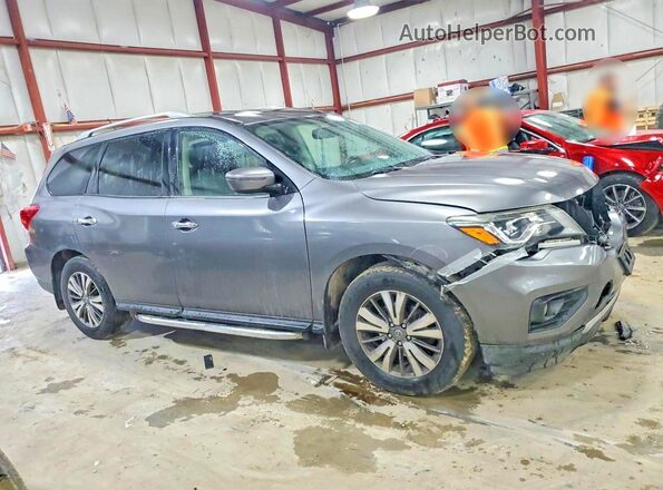 5N1DR2MM4JC646573 2018 NISSAN PATHFINDER Gray Delantero derecho