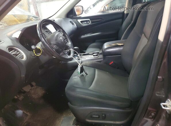5N1DR2MM4JC646573 2018 NISSAN PATHFINDER Gray Vista interior delantera