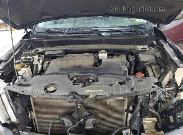 5N1DR2MM4JC646573 2018 NISSAN PATHFINDER Gray Vista del compartimento del motor