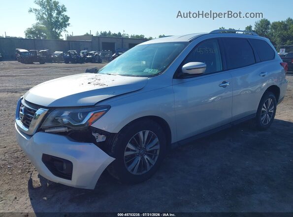 5N1DR2MM4JC653443 2018 NISSAN PATHFINDER Silver Առջևի ձախ երեք քառորդ տեսարան