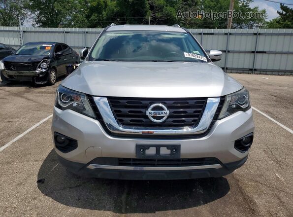 5N1DR2MM4KC589602 2019 NISSAN PATHFINDER Silver Front view